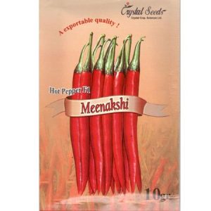 Crystal Seeds Meenakeshi Hot Pepper Seeds